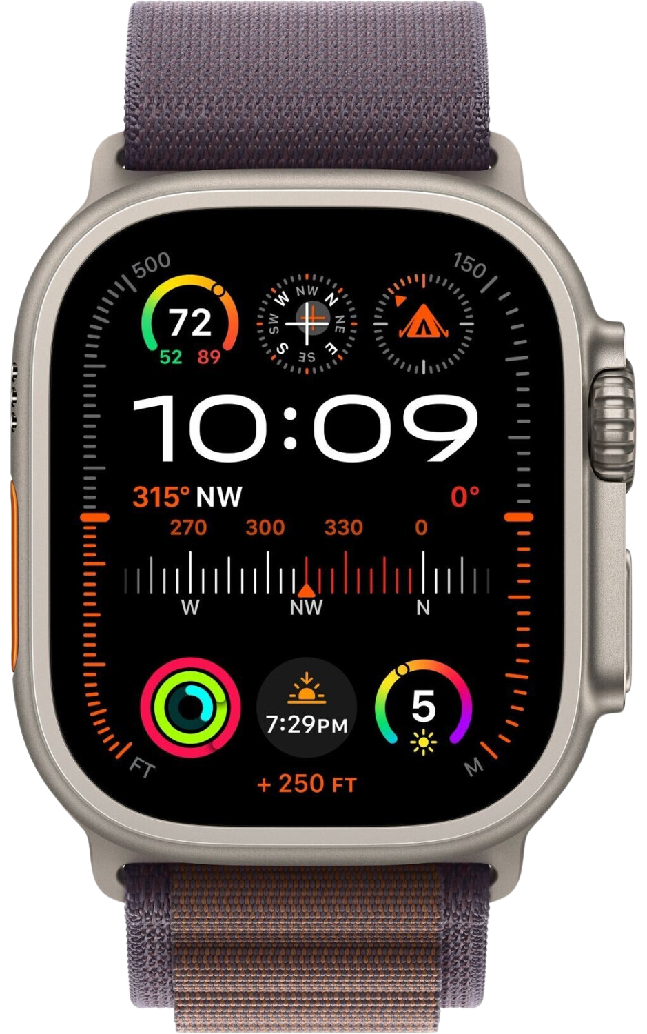 Apple Watch Ultra 2 Titan 49mm Alpine Loop Indigo Medium Apple Watch Ultra 2 Titan 49mm Alpine Loop Indigo Medium